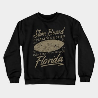 Panama City Beach Florida Skim Board Championship Crewneck Sweatshirt